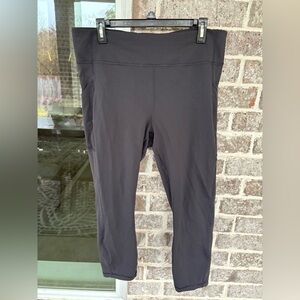 Lululemon Leggings With Pockets Power Thru High Rise